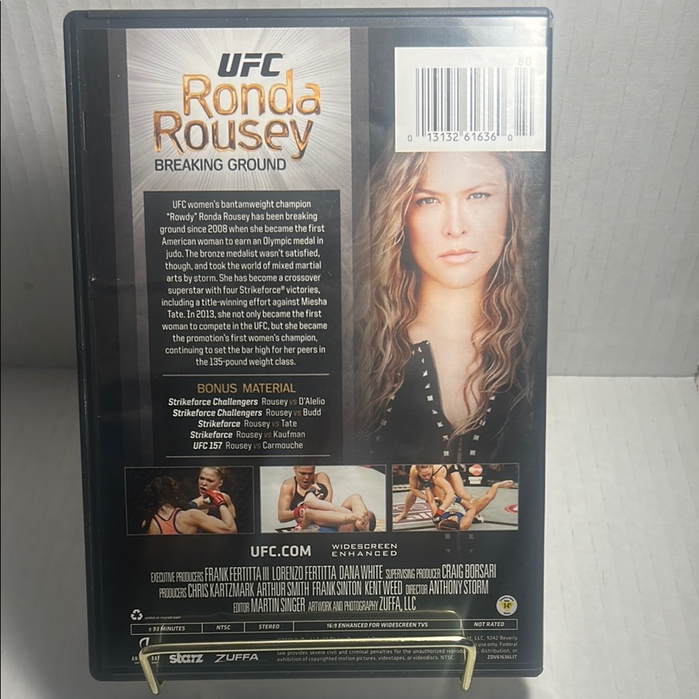 UFC Ronda Rousey Breaking Ground DVD - Picture 2 of 3